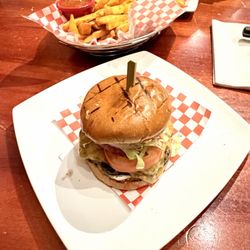 The Bison on Main - Happy Hour Burger