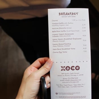 Xoco - Menu - Mexican Near Me - Chicago, Illinois