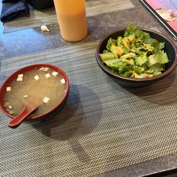 Sumo Sushi & Hibachi - Miso Soup and House Green Salad - Japanese Near Me - Broken Arrow, Oklahoma Sumo Sushi & Hibachi - Miso Soup and House Green Salad - Japanese Near Me - Broken Arrow, Oklahoma
