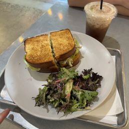 Chicken salad sandwich and dirty soda Chicken salad sandwich and dirty soda