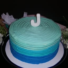 Hombre blue baby shower cake Hombre blue baby shower cake