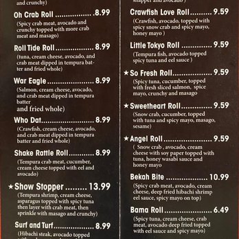 Japanese Express - Spicial rolls - Japanese Near Me - Mobile, Alabama Japanese Express - Spicial rolls - Japanese Near Me - Mobile, Alabama