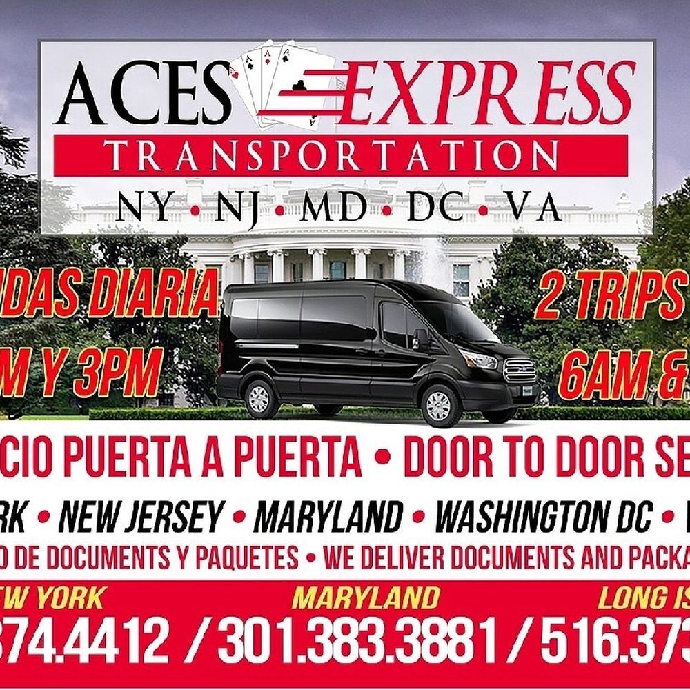 Aces Express Transportation - Puerta a puerta desde NYC to DC - Transportation Near Me Aces Express Transportation - Puerta a puerta desde NYC to DC - Transportation Near Me