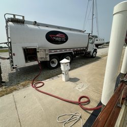 Superior Marine - Fuel truck dockside