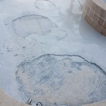Bright Blue Pools - Repair work by new Pool Company hired 4 years after Bright Blue Pool refinished our pool. - Pool Cleaners Near Me - Destin, Florida Bright Blue Pools - Repair work by new Pool Company hired 4 years after Bright Blue Pool refinished our pool. - Pool Cleaners Near Me - Destin, Florida