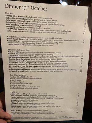 Menu photo 1 Tap & kitchen Oundle, NTH