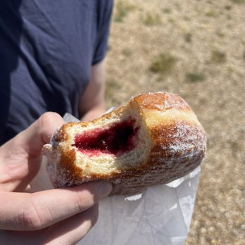 Johnny Doughnuts - Powdered donut filled with jelly - Donuts Near Me - Larkspur, California Johnny Doughnuts - Powdered donut filled with jelly - Donuts Near Me - Larkspur, California
