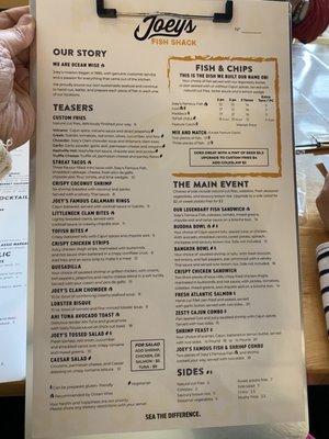Menu photo 2 Joey's Fish Shack Edmonton, AB Menu photo 2 Joey's Fish Shack Edmonton, AB