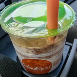 Peppermint mocha, matcha & avocado snow bubbles