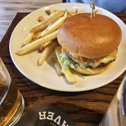 Dry Heat Burger w Fries Dry Heat Burger w Fries