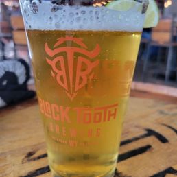 Enjoyed my Ginger Cream Ale at Black Tooth Brewing!