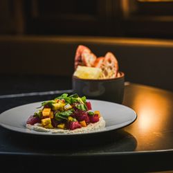 Thyme Bar - Labneh, Aleppo Chili Oil, Olives