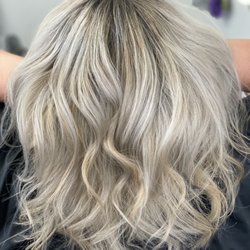 Platinum Blonde with shadow root