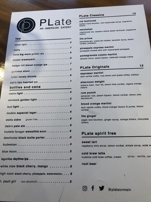 Menu photo 3 Plate Prior Lake, MN