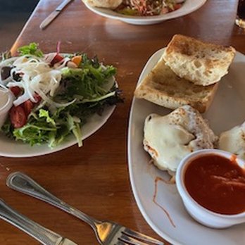 Giordano's - shrimp parmigiana sandwich and salad - Salad Near Me - Las Vegas, Nevada Giordano's - shrimp parmigiana sandwich and salad - Salad Near Me - Las Vegas, Nevada