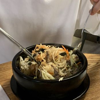 Sole Cafe - Bibimbap, mix it fast or your rice will burn (and you might get yelled at by the owner) - Korean Near Me - Saint Paul, Minnesota