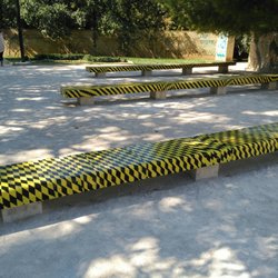 Parque de las Delicias - Asientos precintados