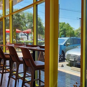 Mean Grille - Bar stool seating with thoughtful purse hooks - Turkish Near Me - Houston, Texas Mean Grille - Bar stool seating with thoughtful purse hooks - Turkish Near Me - Houston, Texas