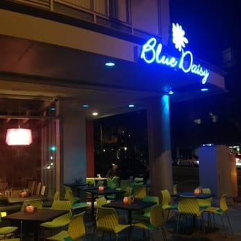 Blue Daisy - Storefront at night - Creperies Near Me - Santa Monica, California Blue Daisy - Storefront at night - Creperies Near Me - Santa Monica, California