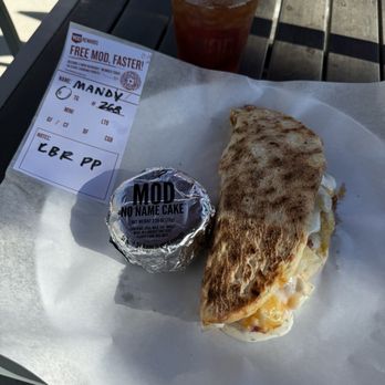 MOD Pizza - No Name Cake and Chicken Bacon Ranch pocket pie! - Pizza Near Me - Moscow, Idaho