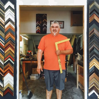4A Frame - Art, the owner, hanging at the store. - Framing Near Me - Los Angeles, California 4A Frame - Art, the owner, hanging at the store. - Framing Near Me - Los Angeles, California