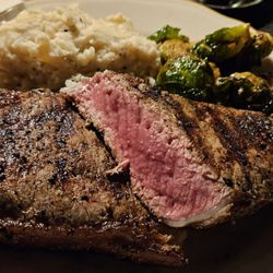 Virgil's At Cimmiyotti's - Boneless New York steak; daily special sourced locally, ordered medium rare. Juicy!