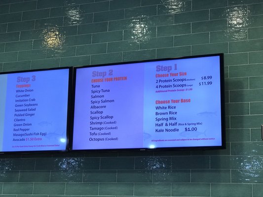 Menu photo 5 One Poke El Segundo, CA