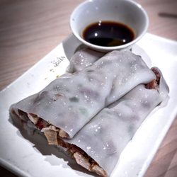 Congee Queen - BBQ Pork Rice Noodle Roll