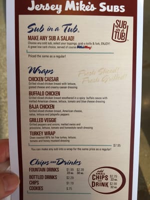 Menu photo 6 Jersey Mike's Subs San Mateo, CA Menu photo 6 Jersey Mike's Subs San Mateo, CA
