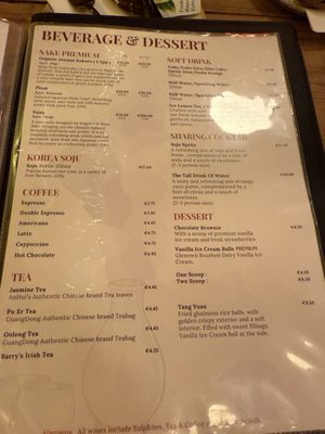 Menu photo 2 Boss Stop Dublin 2, D