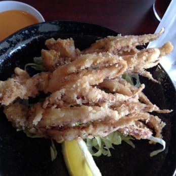 Momiji - Fried calamari legs ($5.99) small portion but not as bad of price. - Ramen Near Me - Colma, California Momiji - Fried calamari legs ($5.99) small portion but not as bad of price. - Ramen Near Me - Colma, California