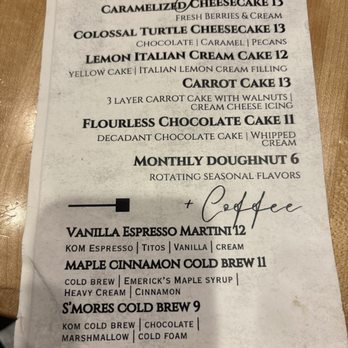 The Kitchen on Main - Kitchen and Pantry - Dessert menu - Breakfast & Brunch Near Me - Ligonier, Pennsylvania The Kitchen on Main - Kitchen and Pantry - Dessert menu - Breakfast & Brunch Near Me - Ligonier, Pennsylvania