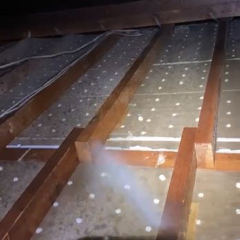 Versa-Tech Pest Management - Cleaned attic getting spray sanitized - Pest Control Near Me - San Dimas, California