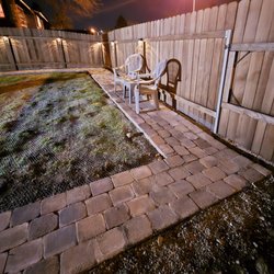Lawn Care By Dan - A beautiful little walkway, with room for chair and table setup for sunning.
