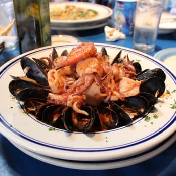 Pithari Taverna - Aegean Seafood Platter ($24.50) - Greek Near Me - Highland Park, New Jersey Pithari Taverna - Aegean Seafood Platter ($24.50) - Greek Near Me - Highland Park, New Jersey