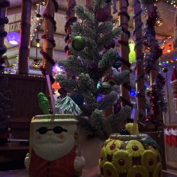 Cane Tiki Room - Sippin Santa & Pineapple Upside Cask - Tiki Bars Near Me - Paso Robles, California