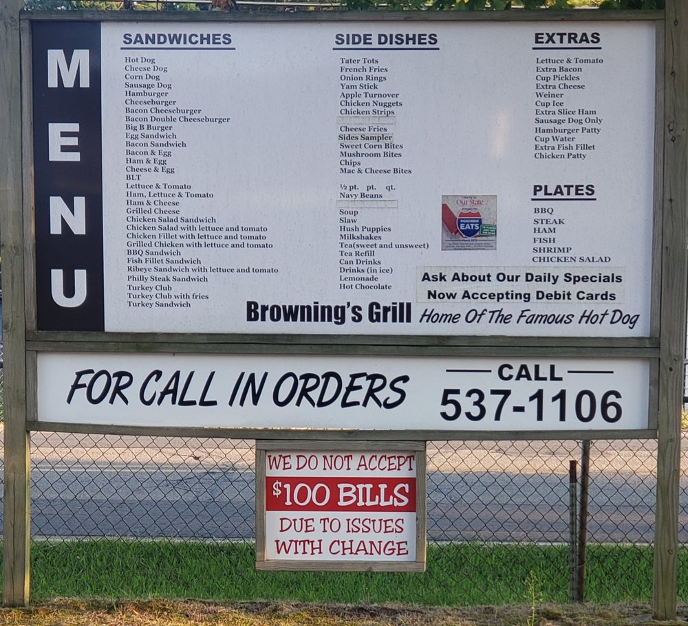 BROWNING’S GRILL Updated August 2024 2066 W 10th St, Roanoke Rapids