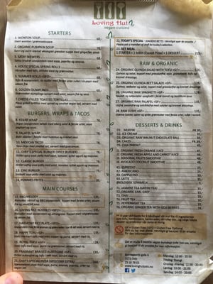 Menu photo 2 Loving Hut Oslo, 03