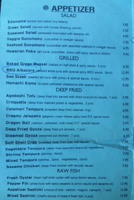 Menu photo 8 Sushi Kuma El Dorado Hills, CA Menu photo 8 Sushi Kuma El Dorado Hills, CA