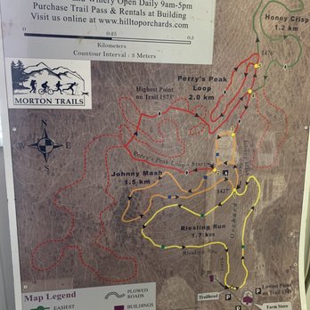 Hilltop Orchards - Trail map - Wine Tasting Room Near Me - Richmond, Massachusetts