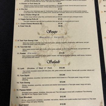 Bangkok Thai Restaurant - Menu - Thai Near Me - Boise, Idaho