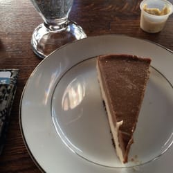 Seasoned Vegan - Mocha swirl cheesecake.