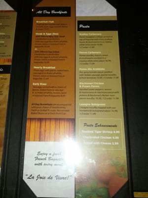 Menu photo 1 Mountainview Family Restaurant Grande Cache, AB