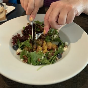 Boulevard Bistro - Peach Salad. - New American Near Me - Elk Grove, California