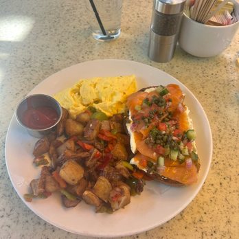 Breakfast Club - Smoked salmon, eggs, and potatoes - Breakfast & Brunch Near Me - Phoenix, Arizona