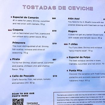 Cabanna - Menu - Seafood Near Me - Tijuana, BCN Cabanna - Menu - Seafood Near Me - Tijuana, BCN