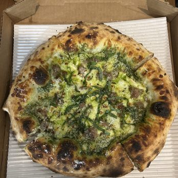 Solamente Pizza - PIZZA PESTO SAUSAGE - Pizza Near Me - Las Vegas, Nevada Solamente Pizza - PIZZA PESTO SAUSAGE - Pizza Near Me - Las Vegas, Nevada
