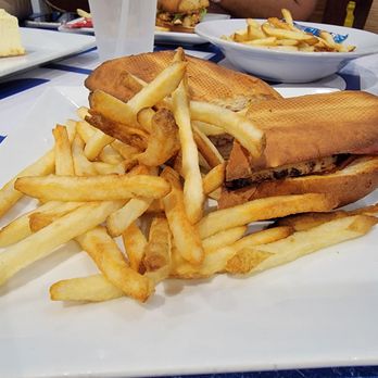 Budlight Lounge - Cubano sandwich with fries - Lounges Near Me - Miami, Florida Budlight Lounge - Cubano sandwich with fries - Lounges Near Me - Miami, Florida