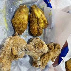 Wangs And Thangs - Ranch and jalapeño cheese, wings but jalapeño cheese taste like mustard Neither was good