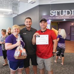 Anytime Fitness - Prize winners at Grand Opening in April 2019